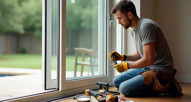 Squeaky Sliding Patio Doors in Foster City, CA