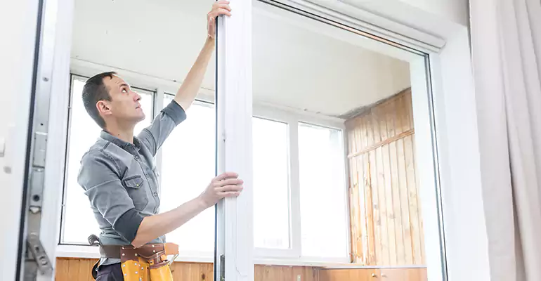 Aluminum Storefront Door Repair in Foster City, CA